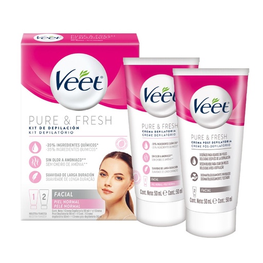 Crema Depiladora Facial - Veet