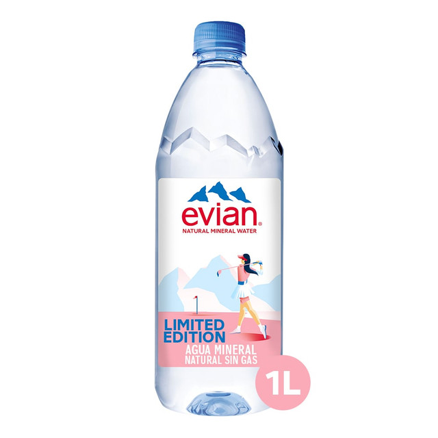 Natural Mineral Water Evian (32oz)