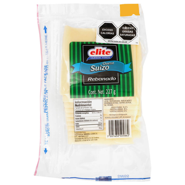 Queso Suizo Rebanado (227grs)