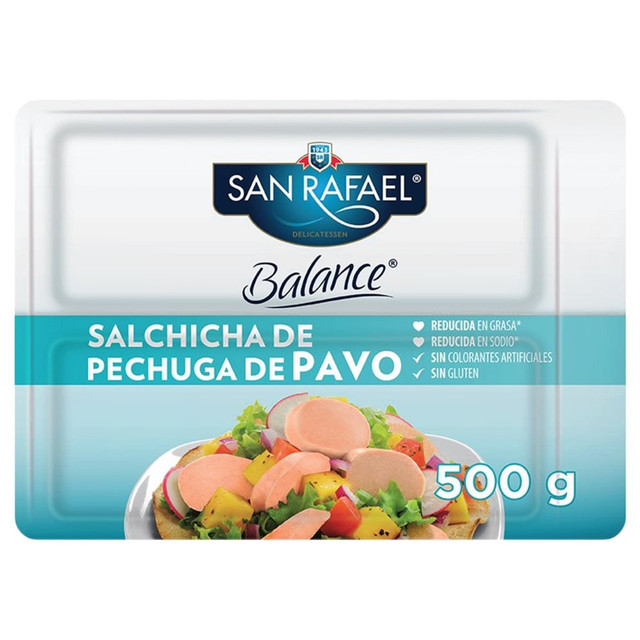 Salchicha De Pechuga De Pavo (500grs)