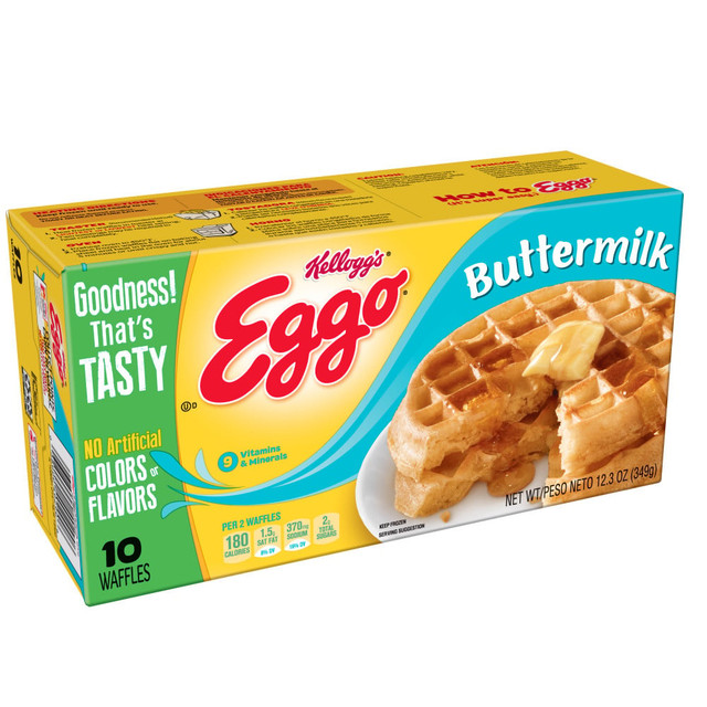 Waffle Congelado Con Mantequilla (caja)