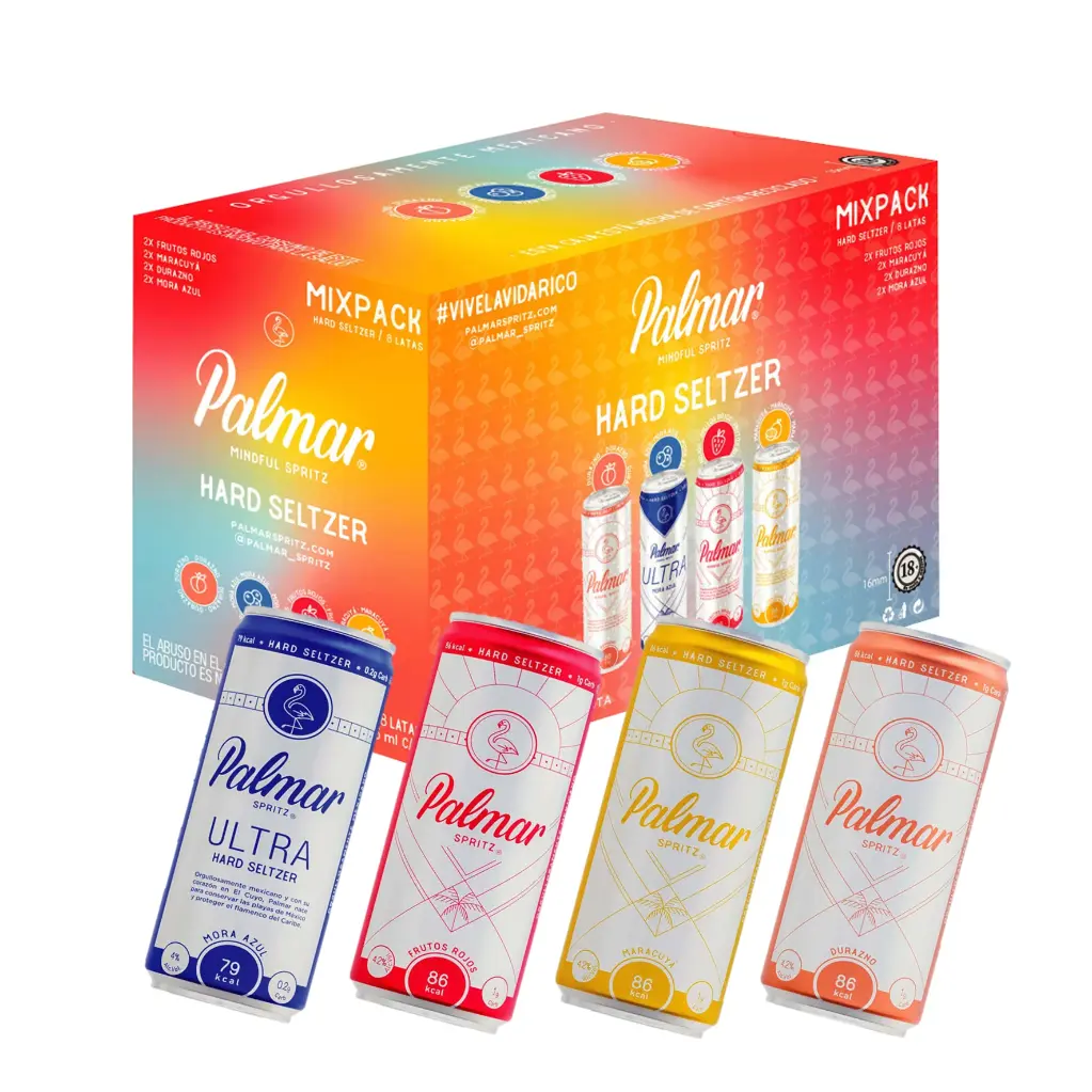 Hard Seltzer Mixto Palmar 355 ML (8 pz)