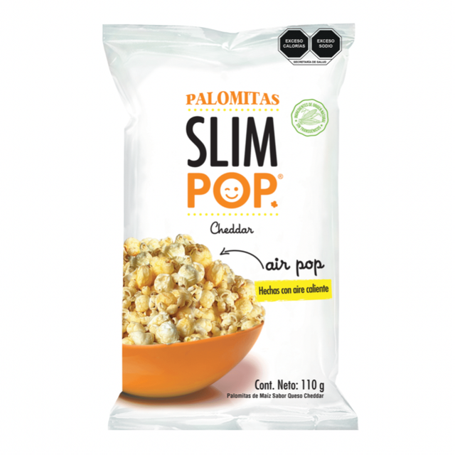 Cheddar Cheese Popped Popcorn Slim Pop (bag)