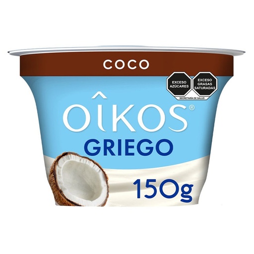 Yogurt Griego de Coco Oikos (150grs)