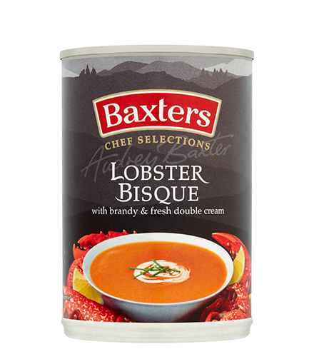 Sopa cremosa de langosta con brandy (lata)