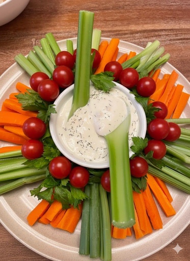 Veggies & Chummus Platter